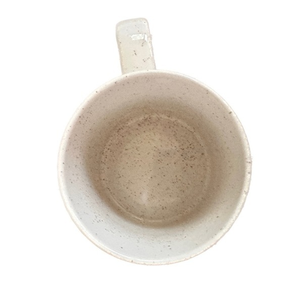 Starbucks Speckled Coffee Mug in Cream and Beige with Rose‎ Gold Heart, 12 fl oz - Picture 2 of 3